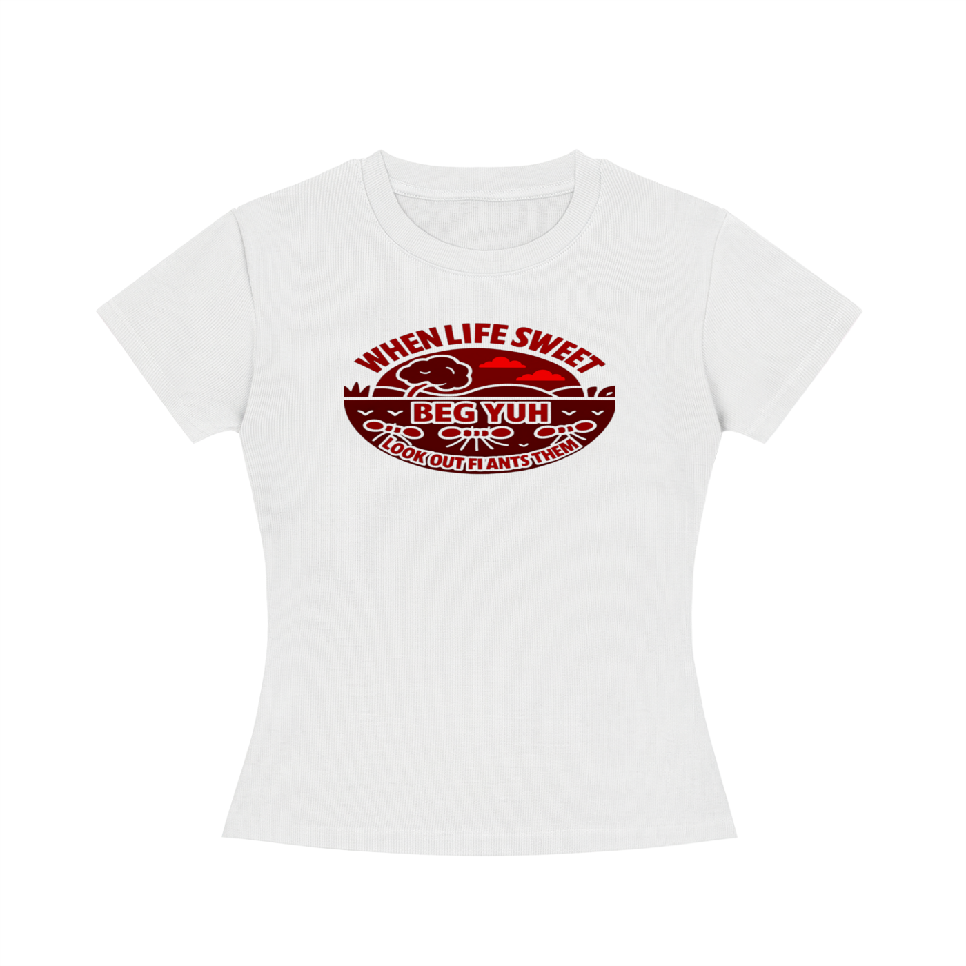 FZ Women's Slim Fit Crewneck Tee