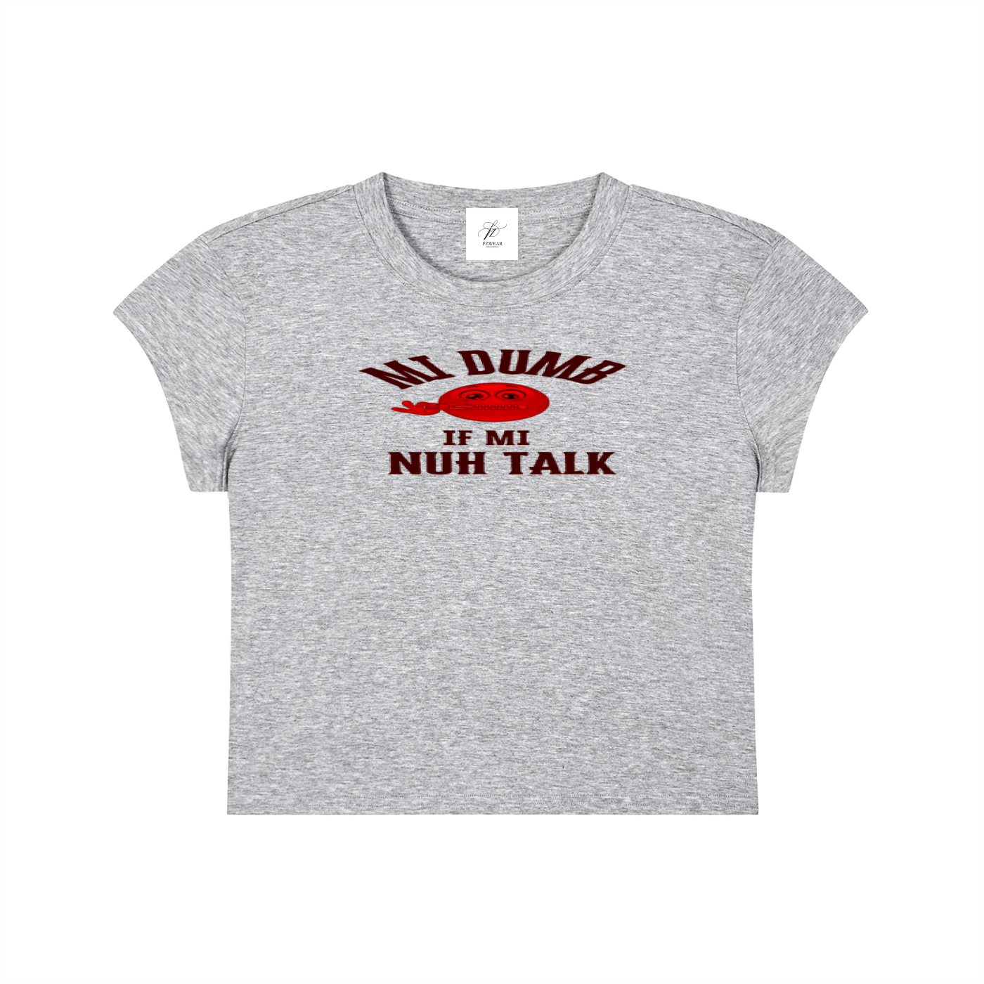 FZ Women's Slim-Fit Cropped Tee
