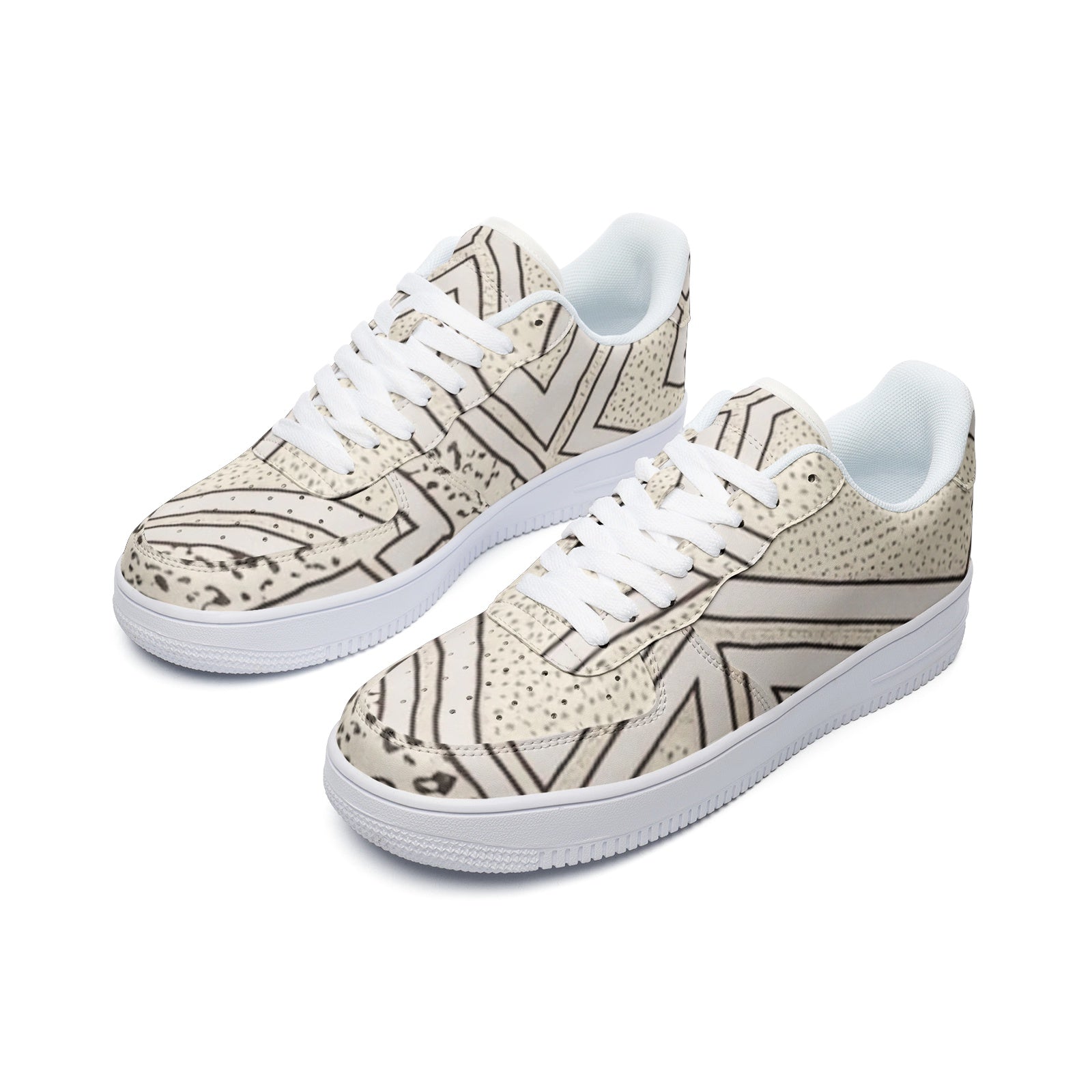 FZ Unisex Low Top Leather Sneakers - FZwear