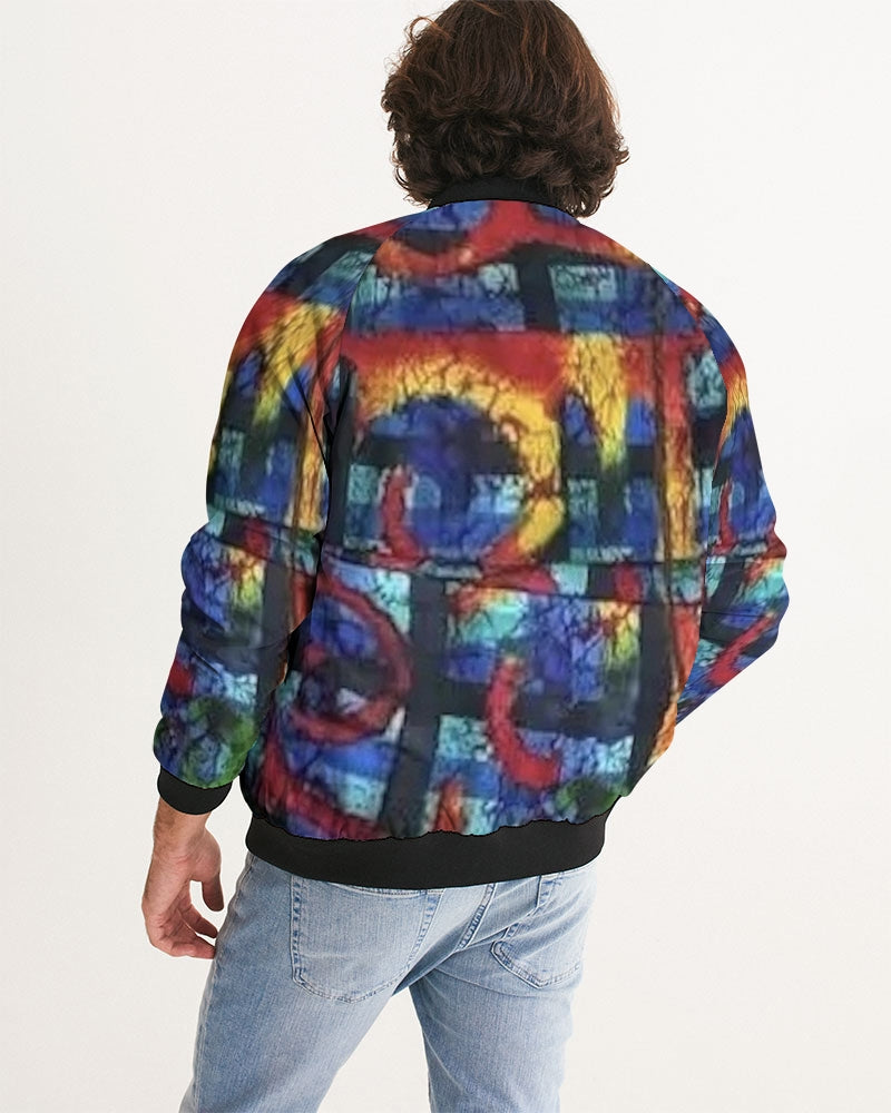 FZ AFRICAN ABSTRACT PRINT Men's Bomber Jacket - FZwear
