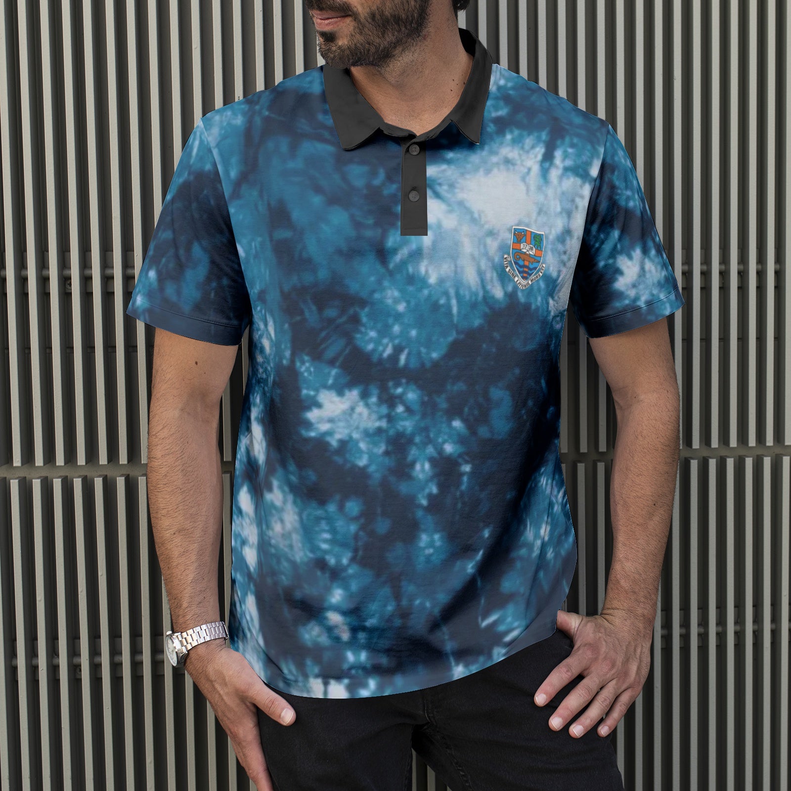 Men's All-Over Print Polo Shirts