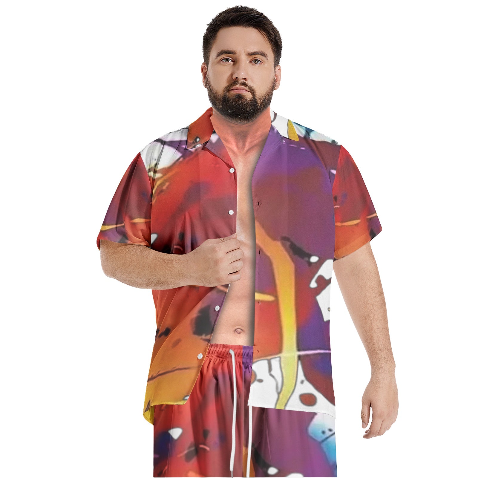 FZ Men's Designer Shorts Suit