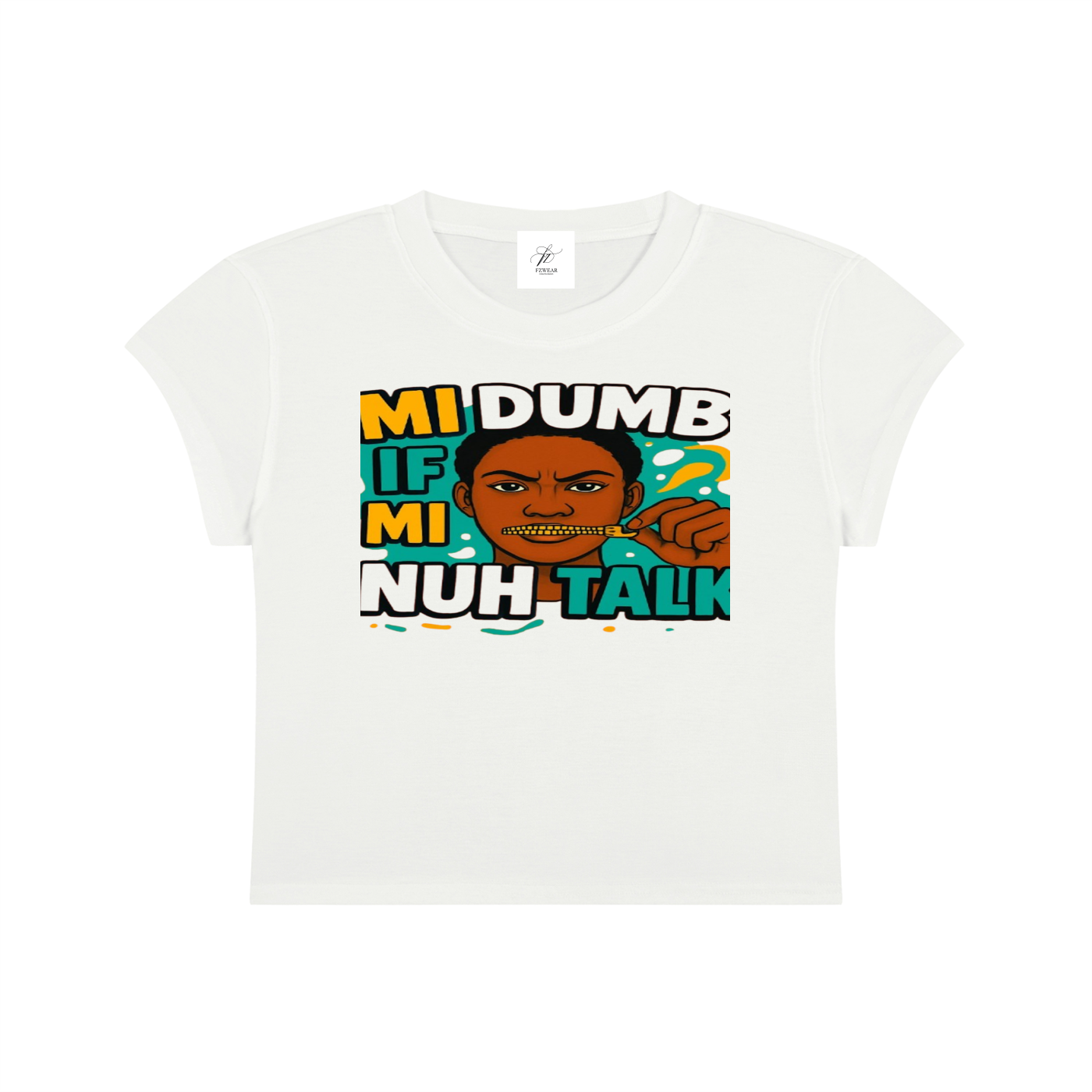 FZ Women's Slim-Fit Cropped Tee