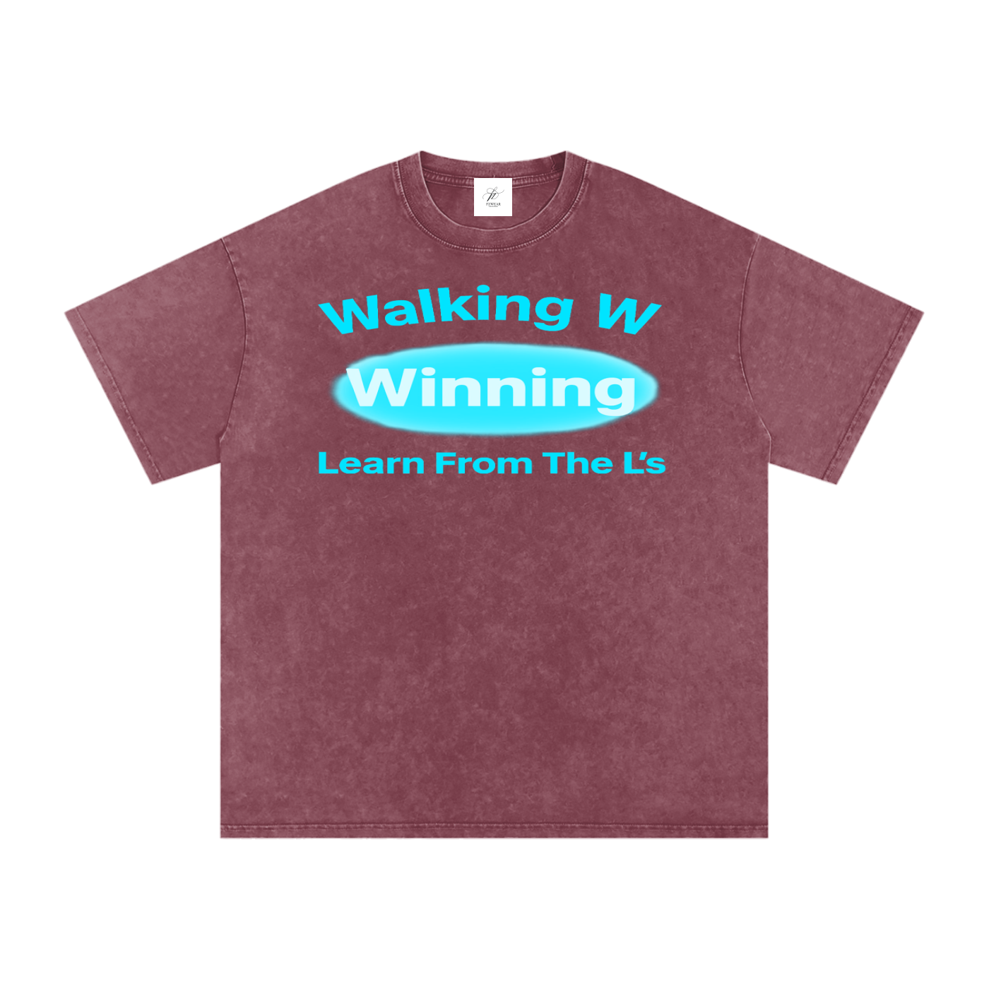 FZ Unisex Acid Wash Winning Oversize Tee