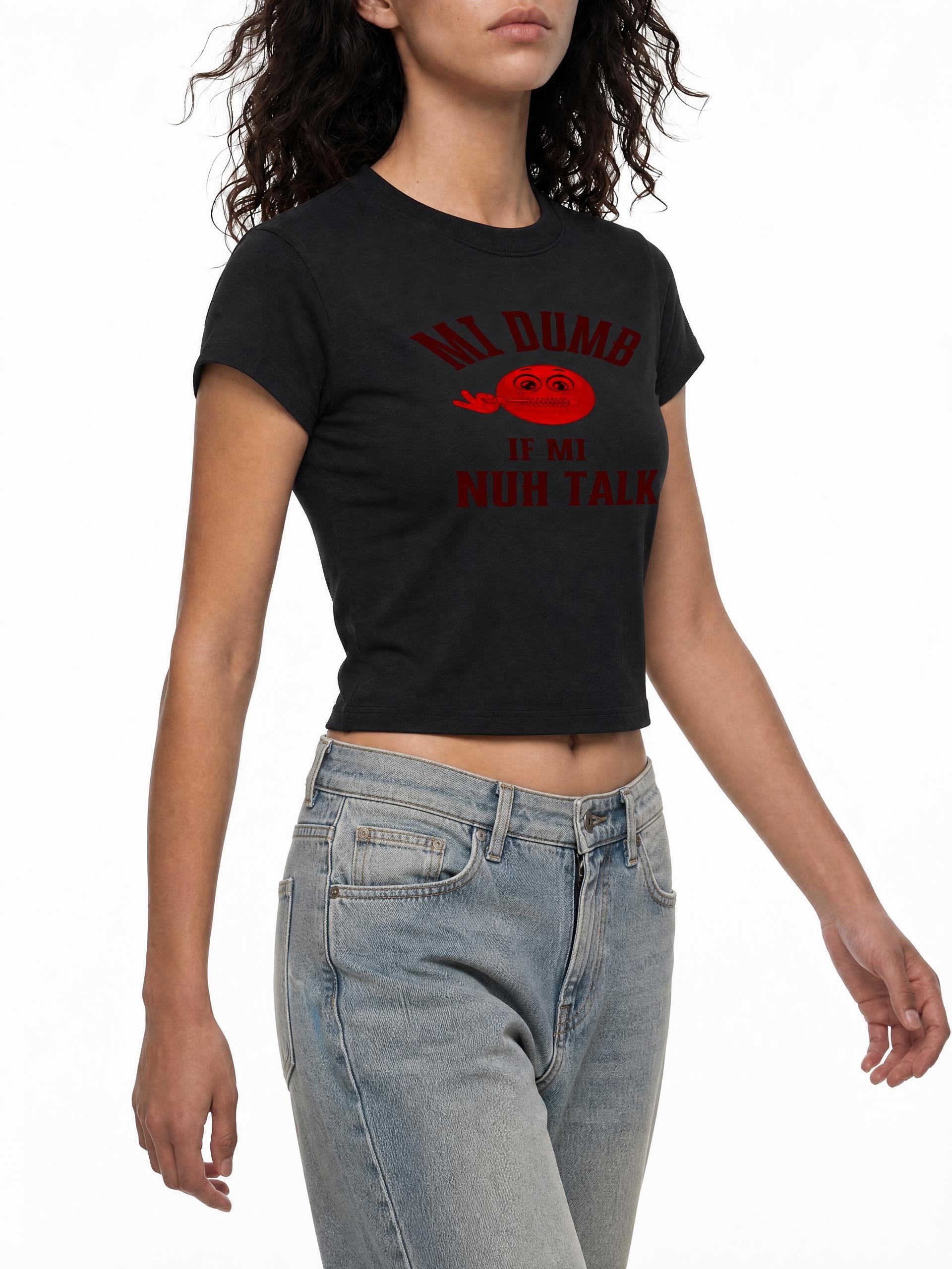 FZ Women's Slim-Fit Cropped Tee