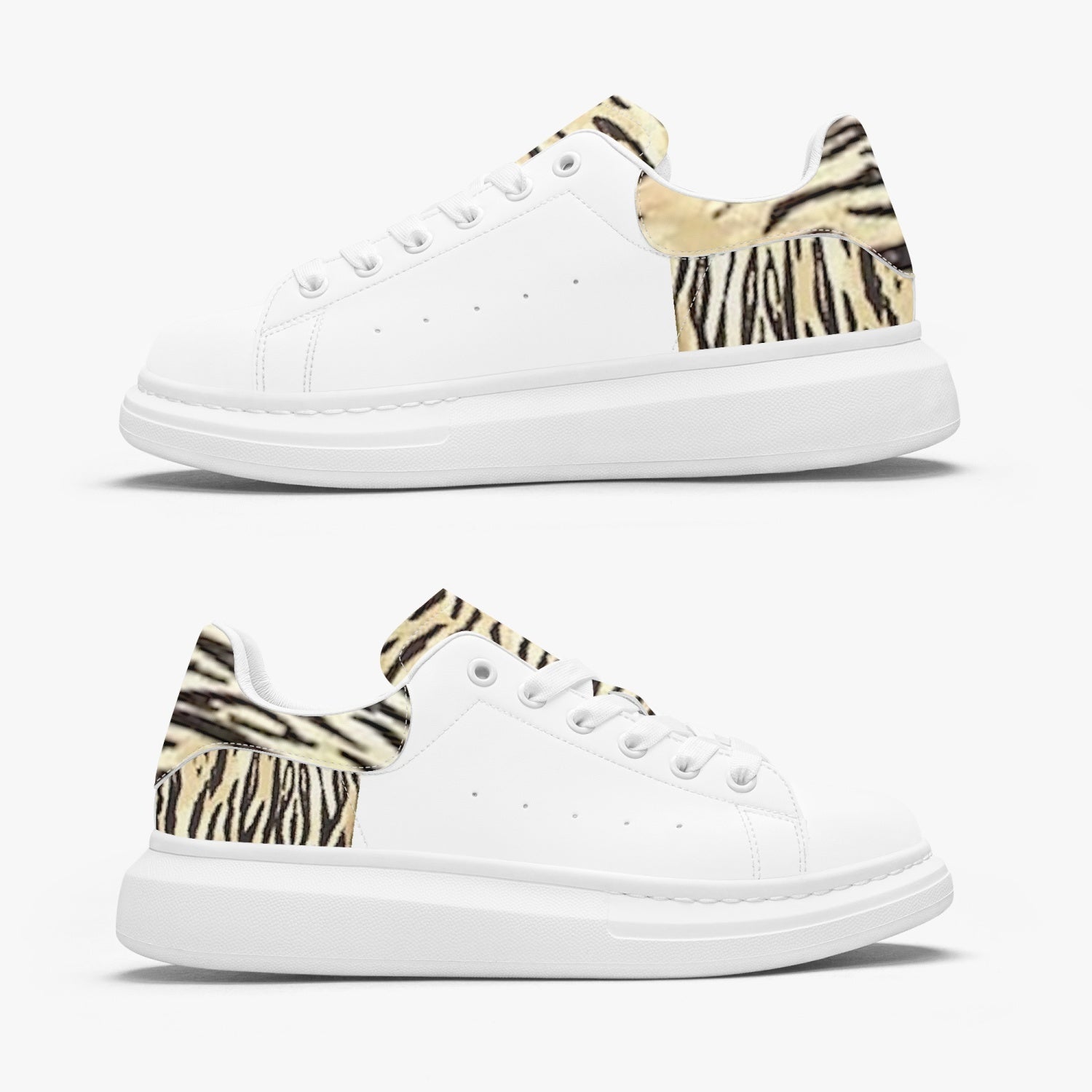 FZ African Print Leather Oversized Sneakers - FZwear