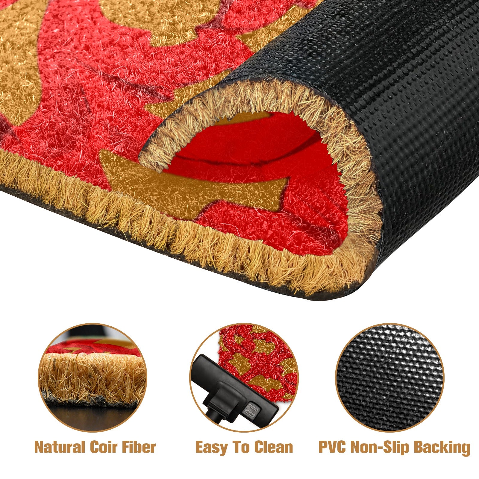 FZ Maze Natural Coir Doormat