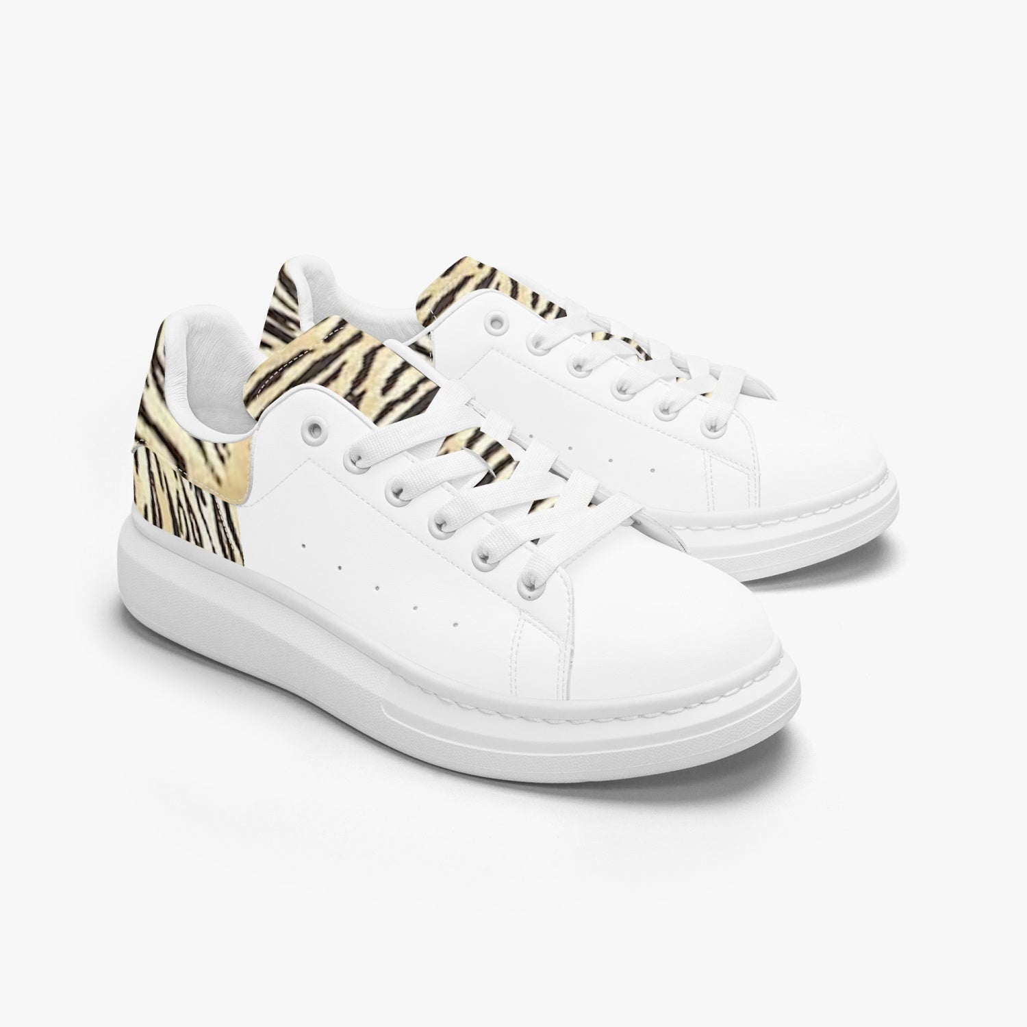 FZ African Print Leather Oversized Sneakers - FZwear