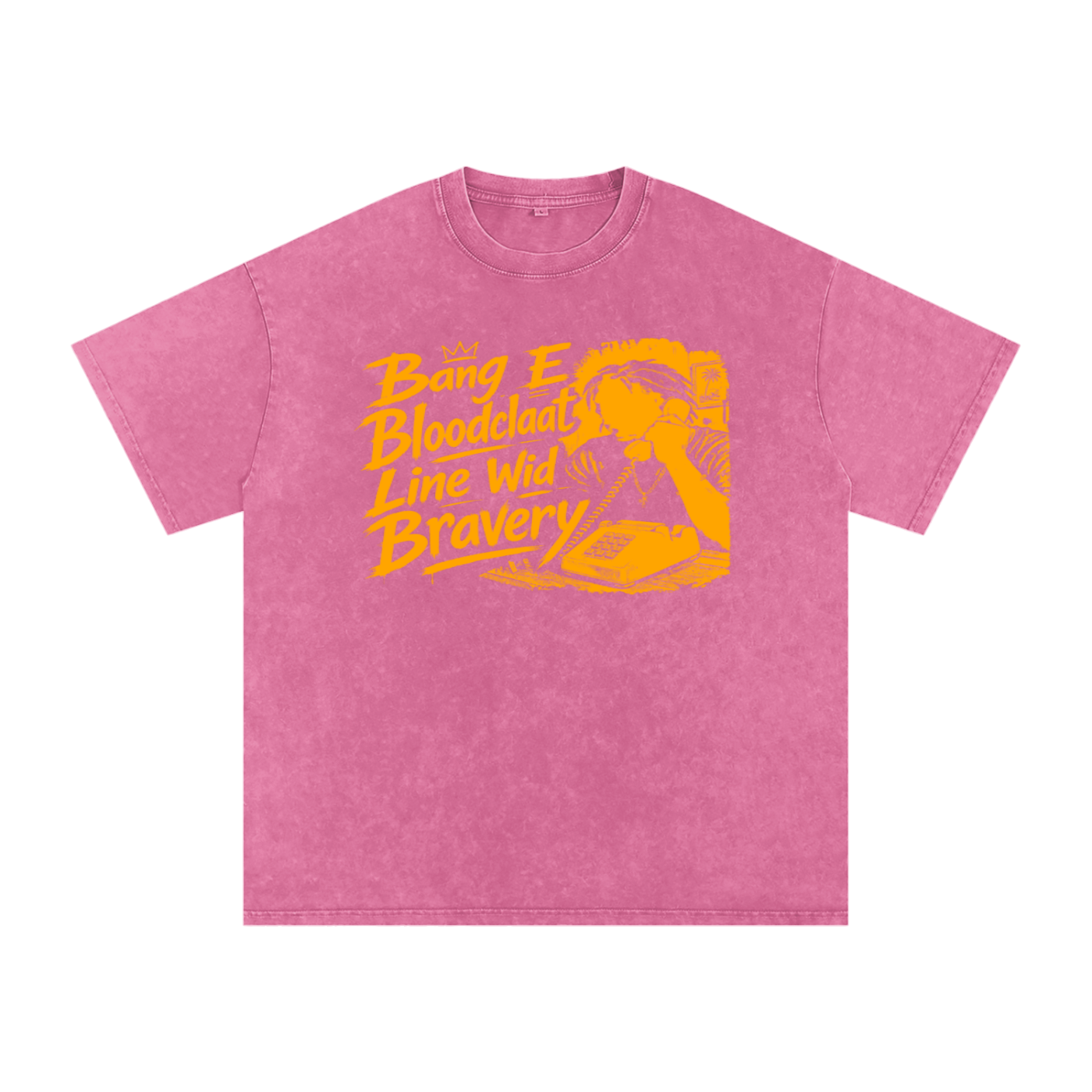 FZ Unisex Snow Washed Oversized Cotton Tee