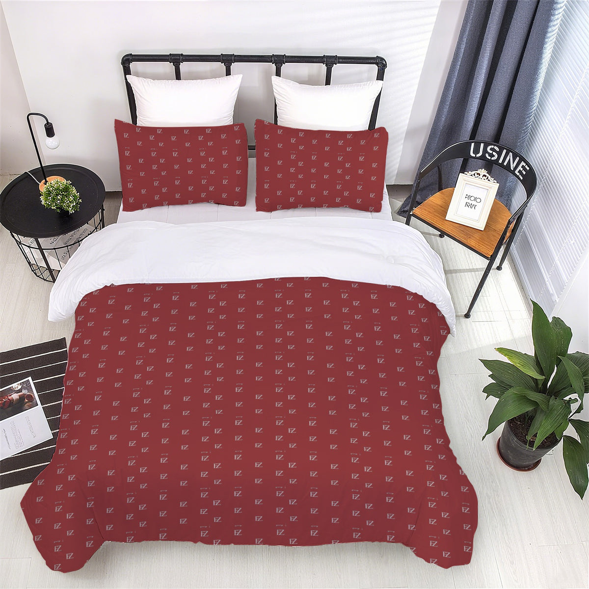 FZ Original Monogram 3-Piece Bedroom Set