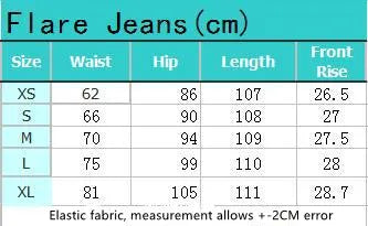 FZ Women High Waist Ripped Flare Stretch Skinny Slim Denim Long Pants DSers
