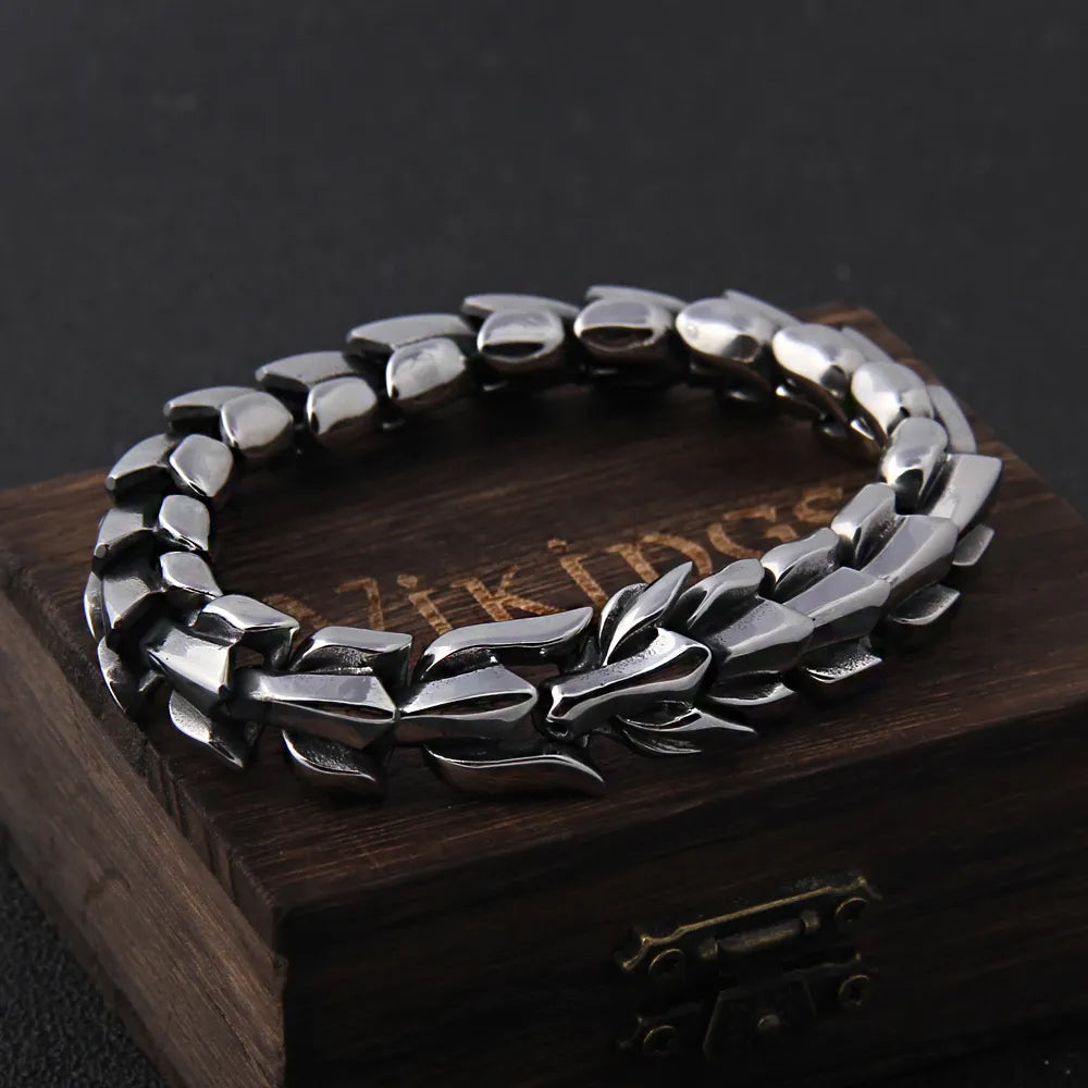 FZ Viking vintage Punk Stainless Steel Fashion Street Culture Bracelet - FZwear