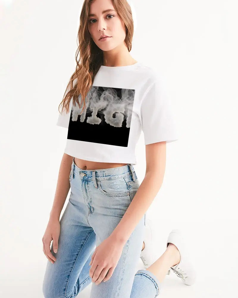 HIGH GRADE Women's Cropped Tee Kin Custom