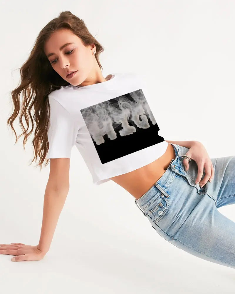 HIGH GRADE Women's Cropped Tee Kin Custom