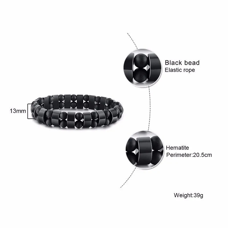 FZ Stretch Hematite Tiger Eye Beads Bracelets - FZwear
