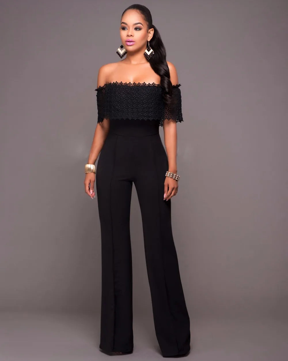 FZ Women's One-piece Laced Cool Sexy Jumpsuit - FZwear