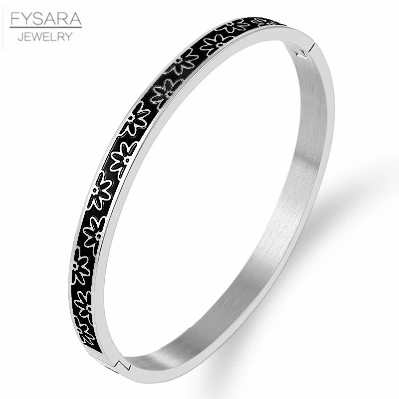 FZ Resin Flowers Stainless Steel Bracelet - FZwear