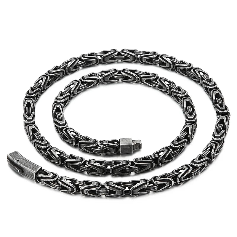 FZ Choker 6MM Chain Stainless Steel Necklace
