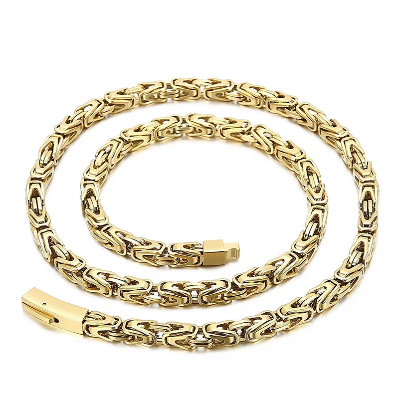 FZ Choker 6MM Chain Stainless Steel Necklace