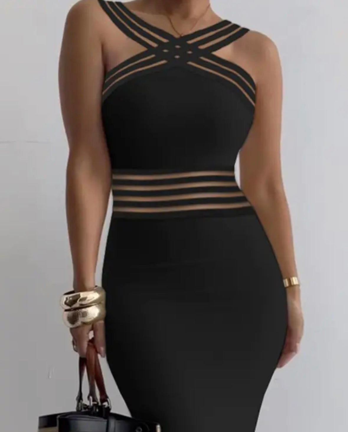 FZ Women's Sheer Mesh Patch Maxi Sun Dress - FZwear