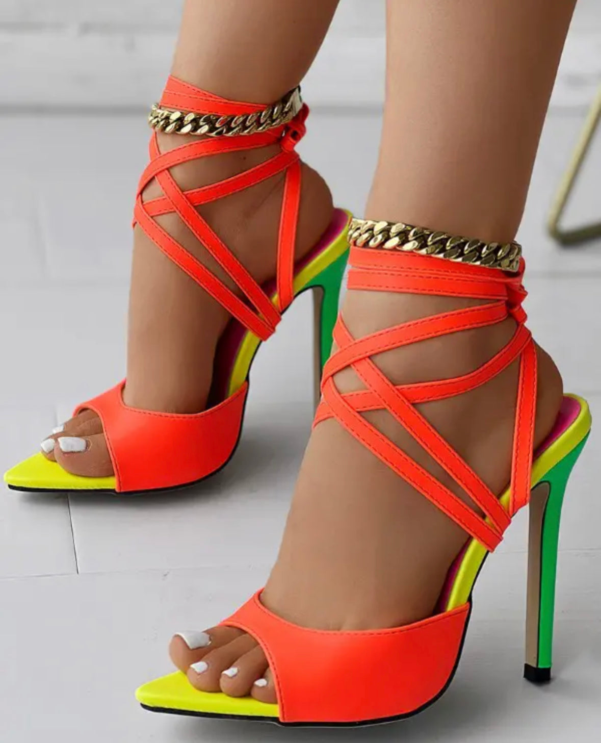 FZ Women's Peep Toe Stiletto Shoes - FZwear