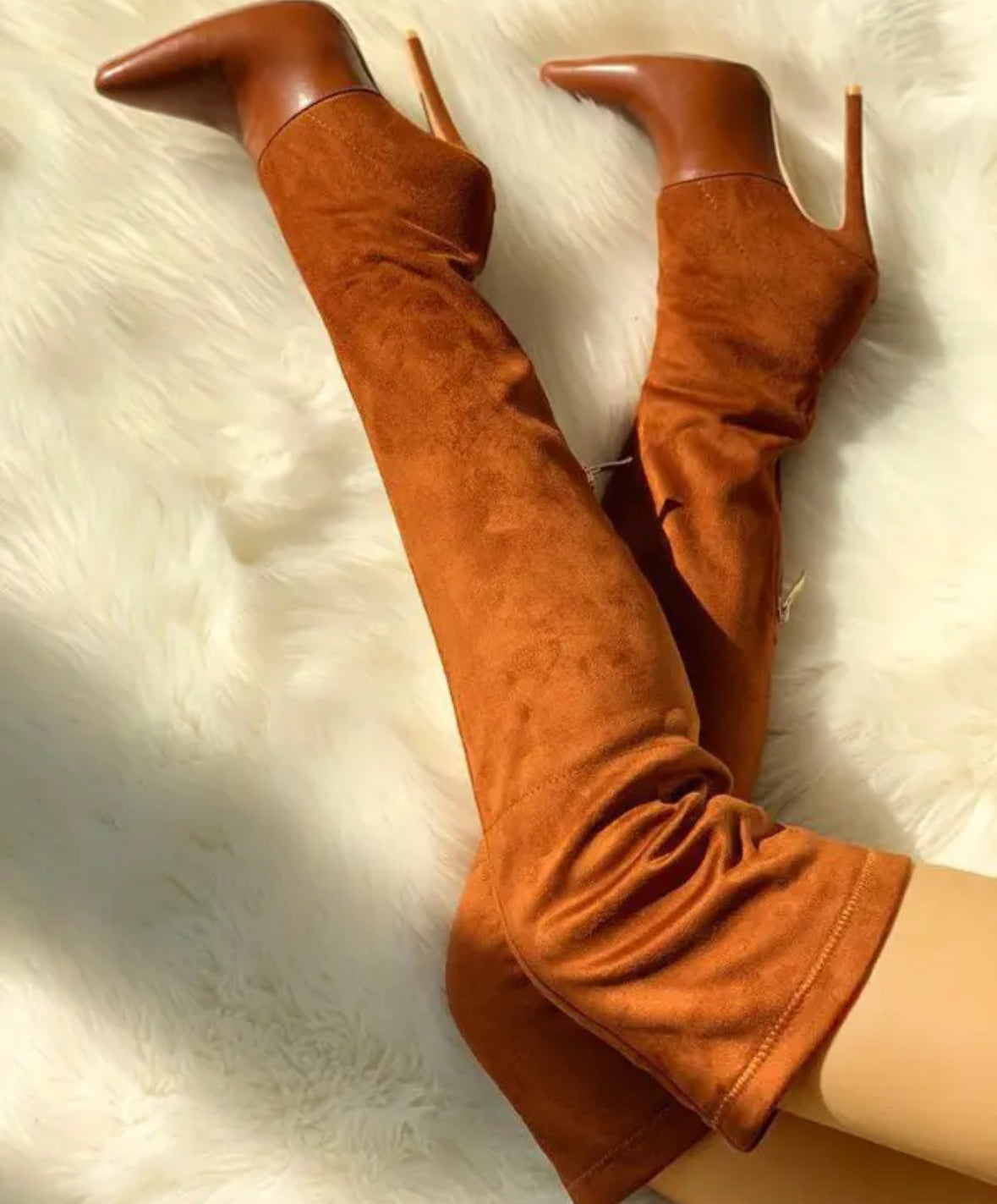 FZ Women's Pointed Toe Over The Knee Boots - FZwear