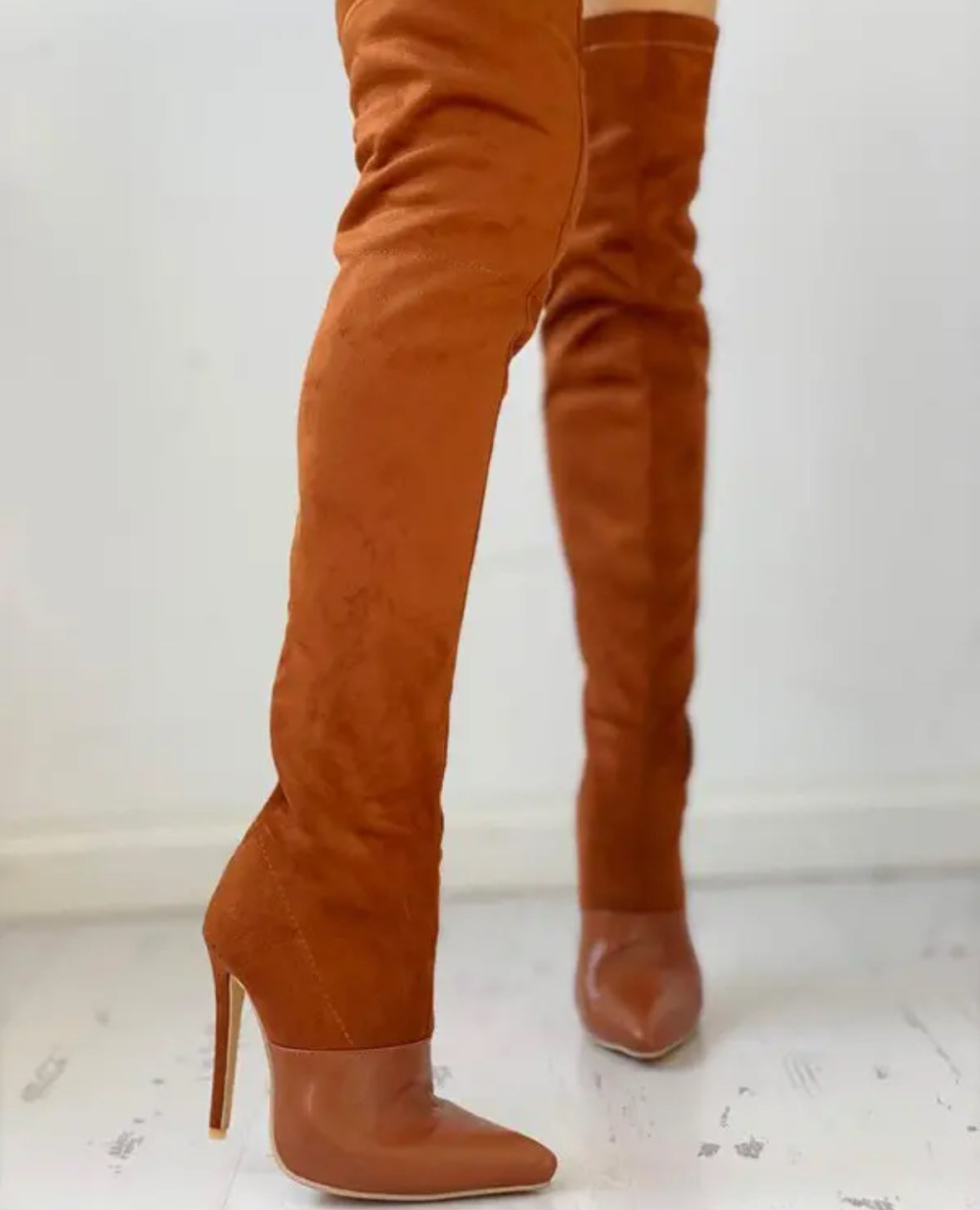 FZ Women's Pointed Toe Over The Knee Boots - FZwear