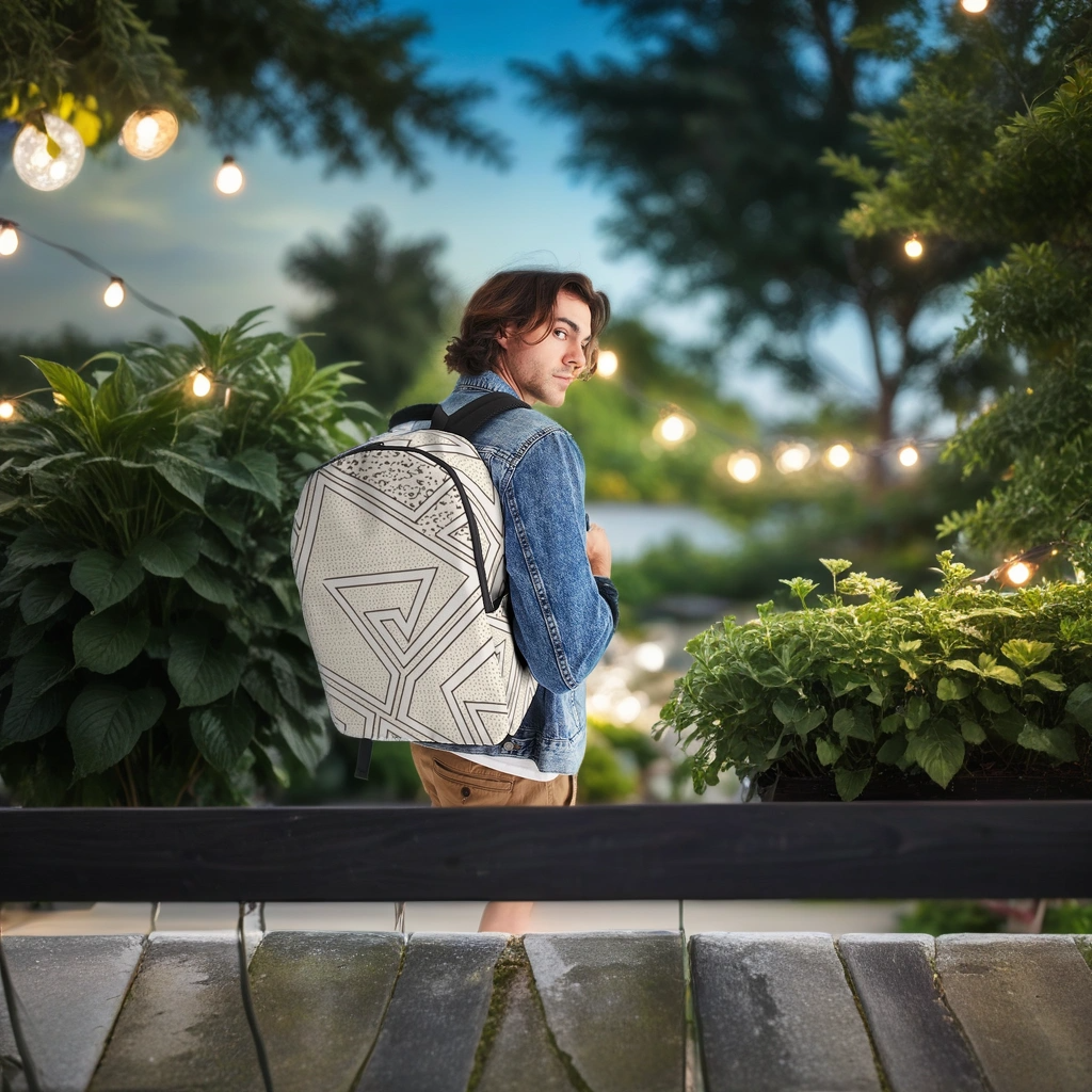 FZ AFRICAN PRINT Large Backpack - FZwear