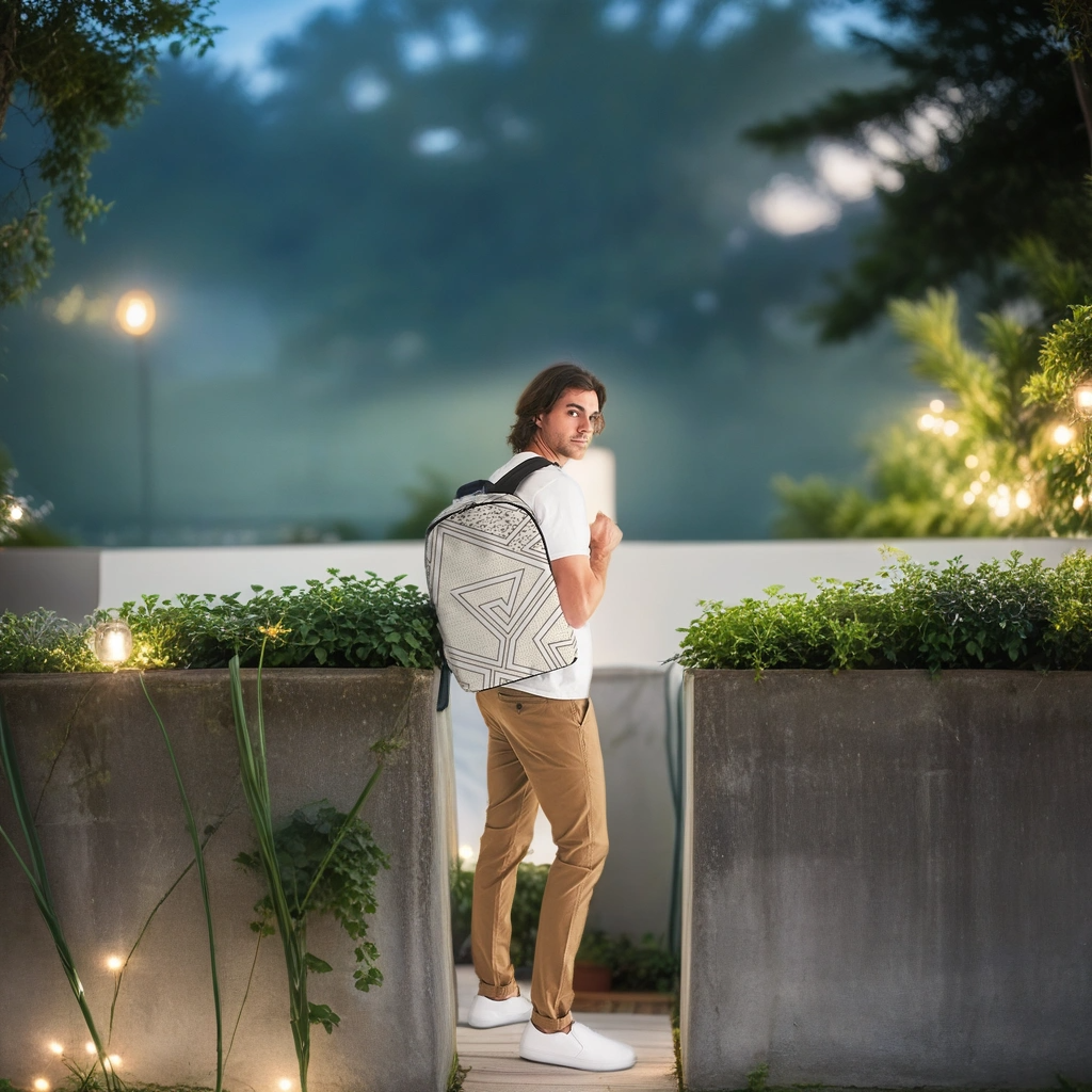 FZ AFRICAN PRINT Large Backpack - FZwear