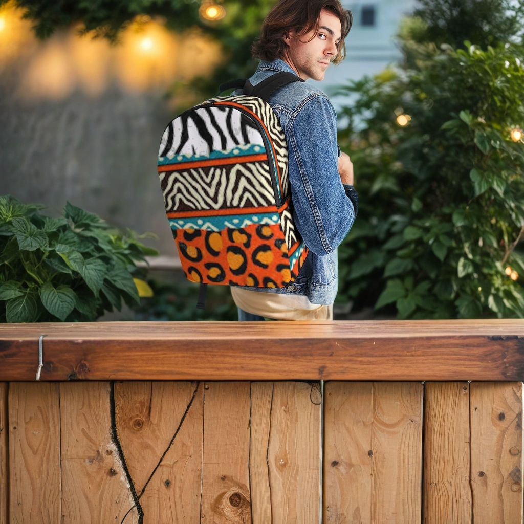 FZ AFRICAN PRINT Large Backpack - FZwear