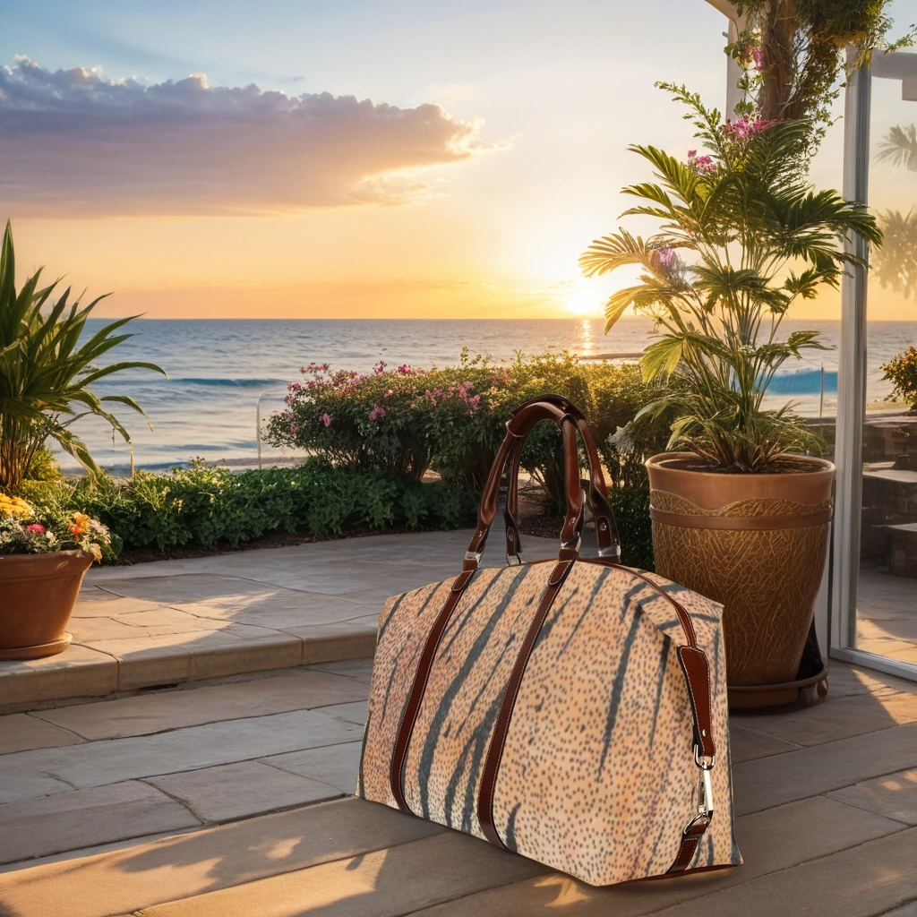 FZ AFRICAN TIGER PRINT FLIGHT TRAVEL BAG 1 - FZwear