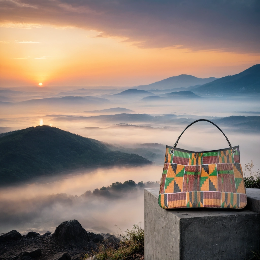 FZ ORIGINAL AFRICAN PRINT SLOUCH BAG