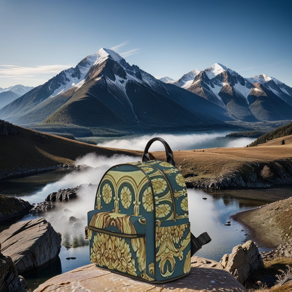 FZ African Printed PU Backpack - FZwear