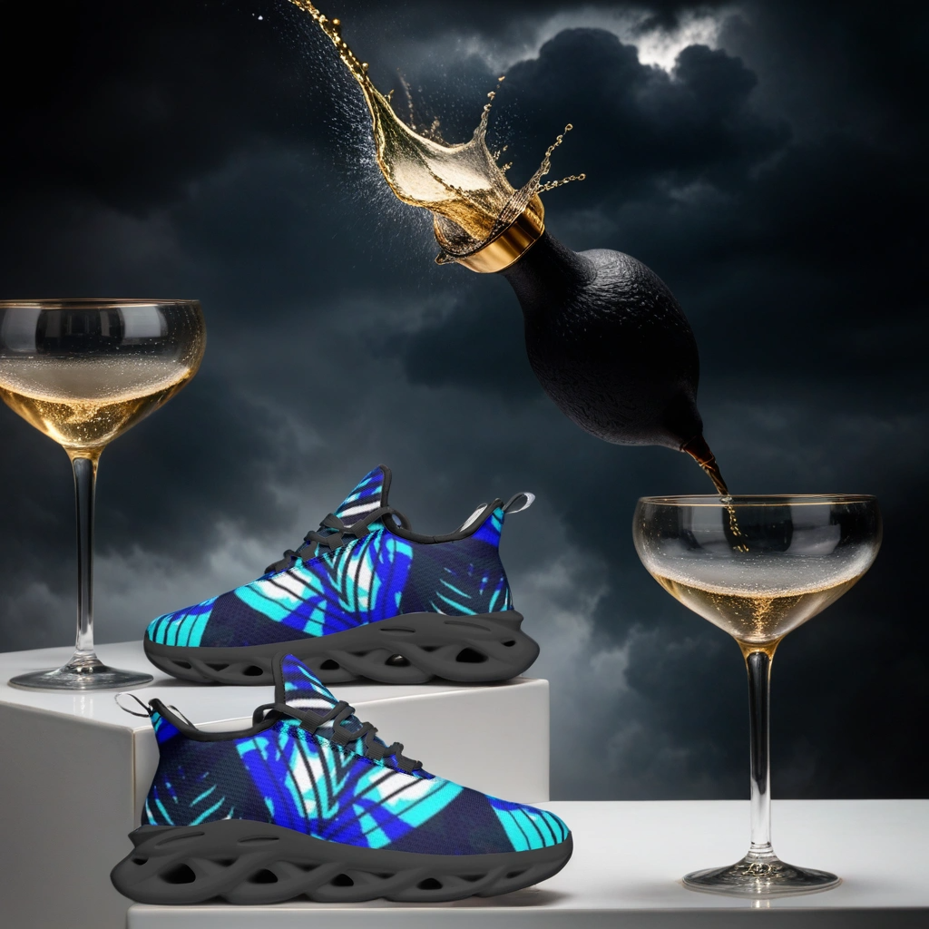 FZ African Print Unisex Bounce Mesh Knit Sneakers - FZwear