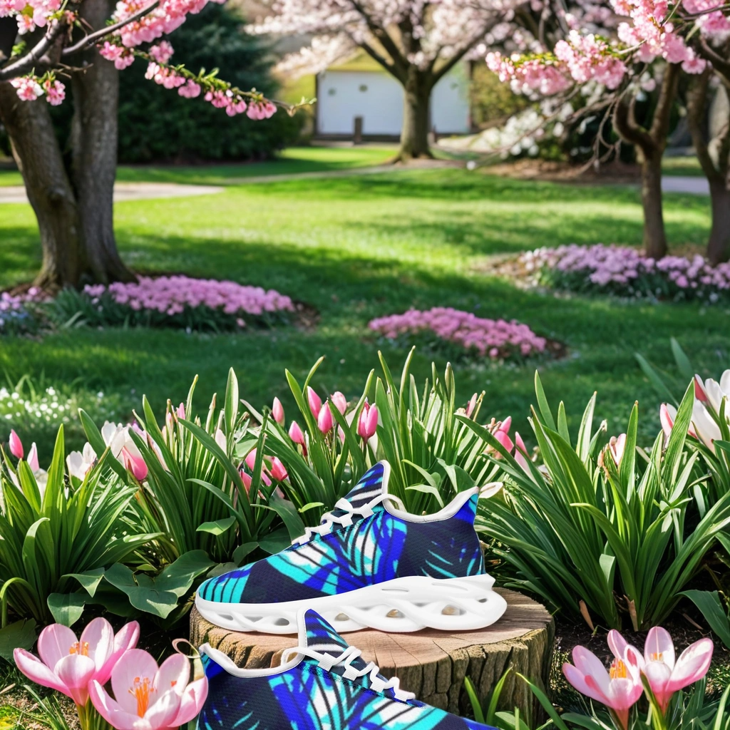 FZ African Print Unisex Bounce Mesh Knit Sneakers - FZwear