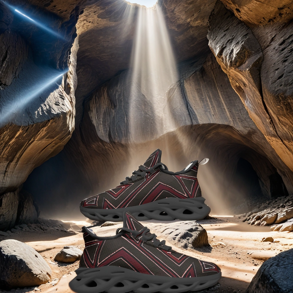 FZ African Print Unisex Bounce Mesh Knit Sneakers - FZwear