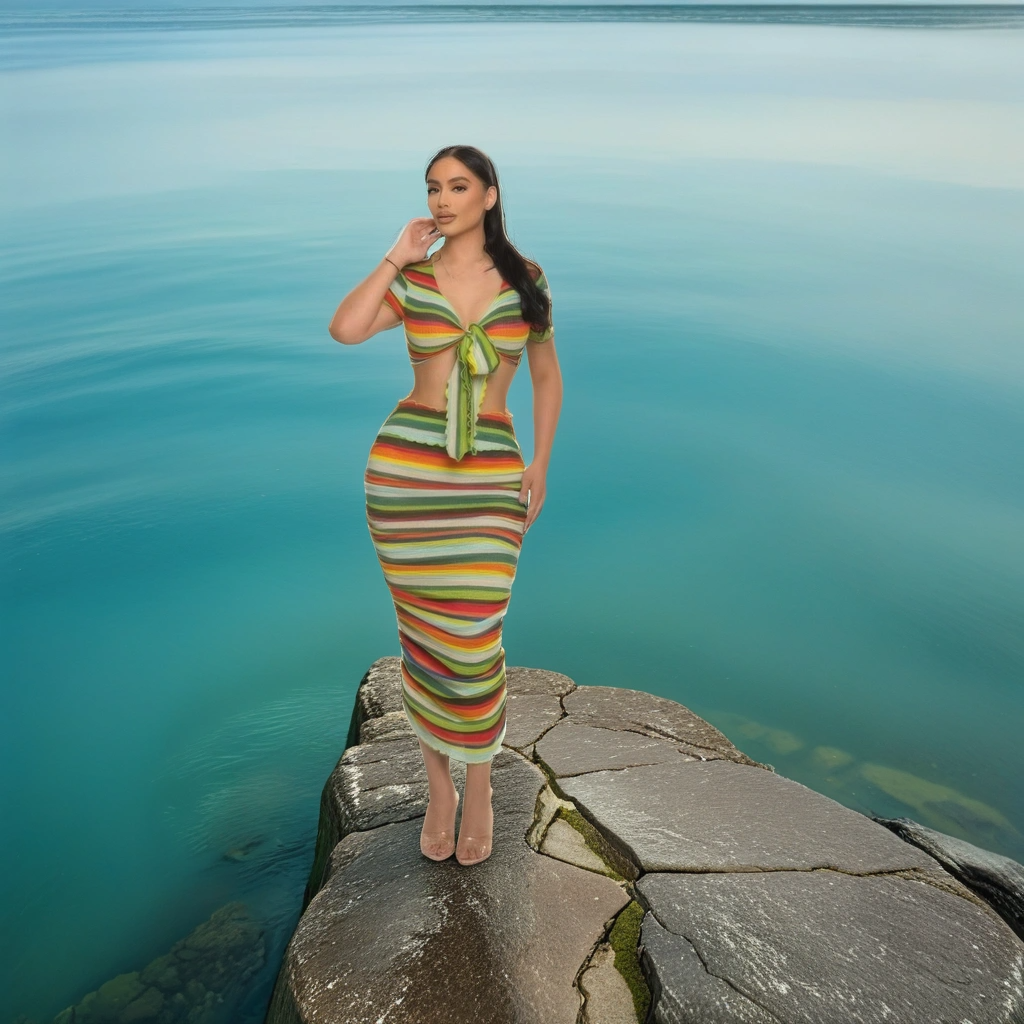 FZ Women's Color Me Mine Beach Sarong Skirt Suit - FZwear