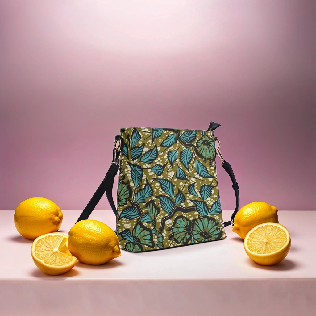 FZ Women's African Print PU Bucket Bag popcustoms