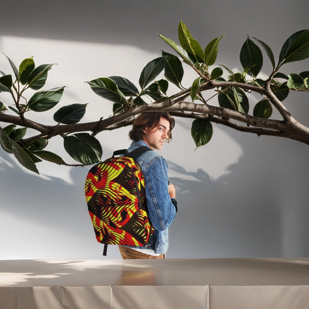 FZ AFRICAN PRINT Large Backpack - FZwear