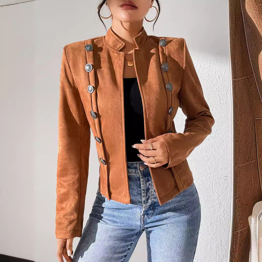 FZ Women's Slim Collared Stylish Jacket - FZwear