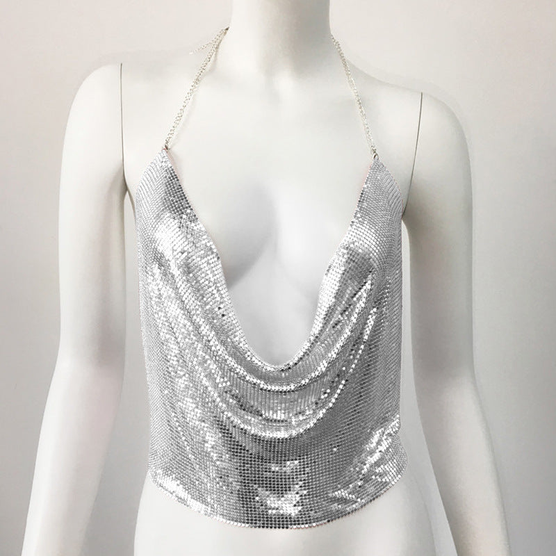 FZ Women's Metal Sequin Top - FZwear