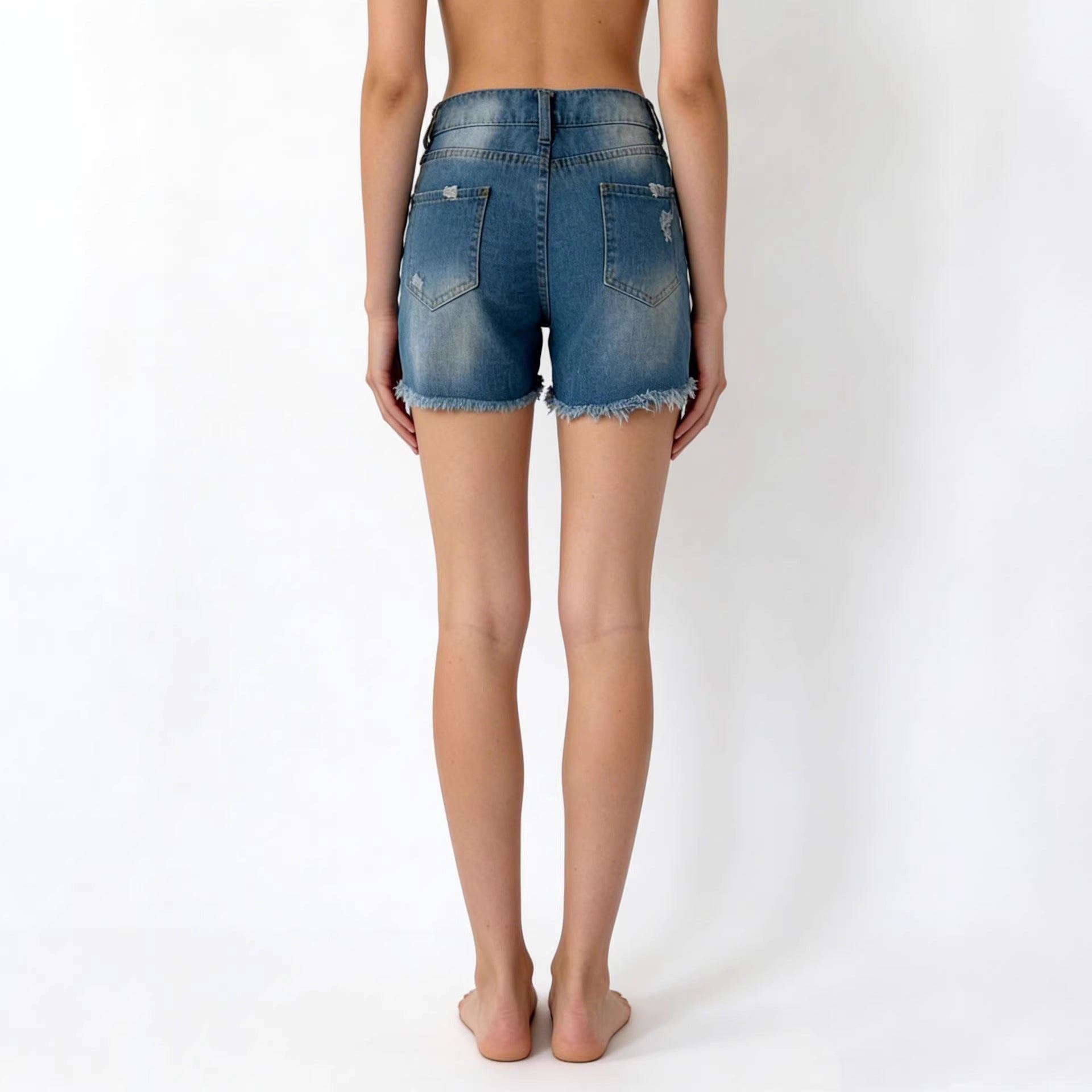 FZ Women's Hole Flow Baggy Denim Shorts