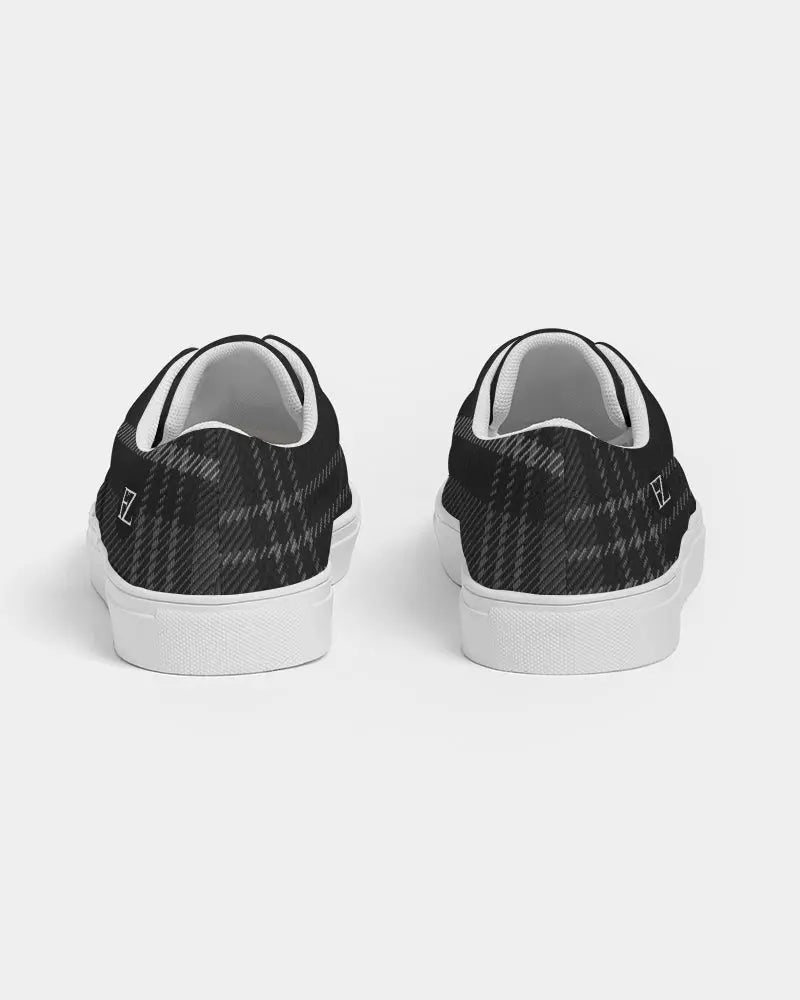 PLAID FLITE TOO Women's Lace Up Canvas Shoe Kin Custom