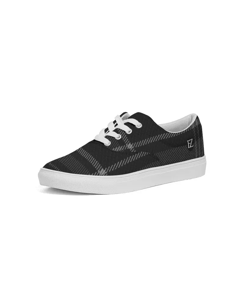 PLAID FLITE TOO Women's Lace Up Canvas Shoe Kin Custom