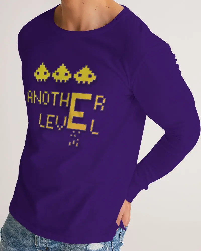 PURPLE FLITE Men's Long Sleeve Tee Kin Custom