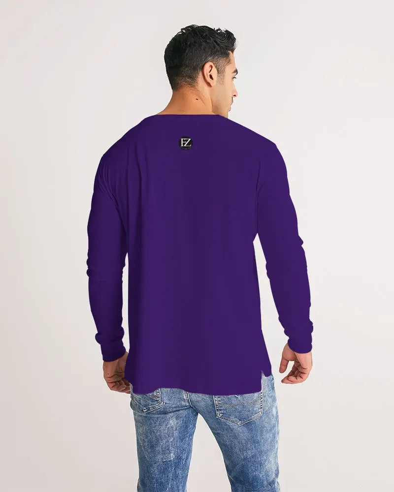PURPLE FLITE Men's Long Sleeve Tee Kin Custom