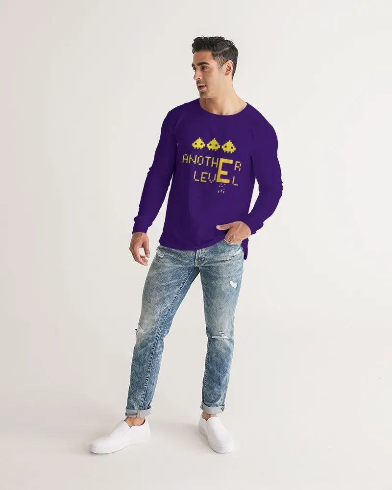 PURPLE FLITE Men's Long Sleeve Tee Kin Custom