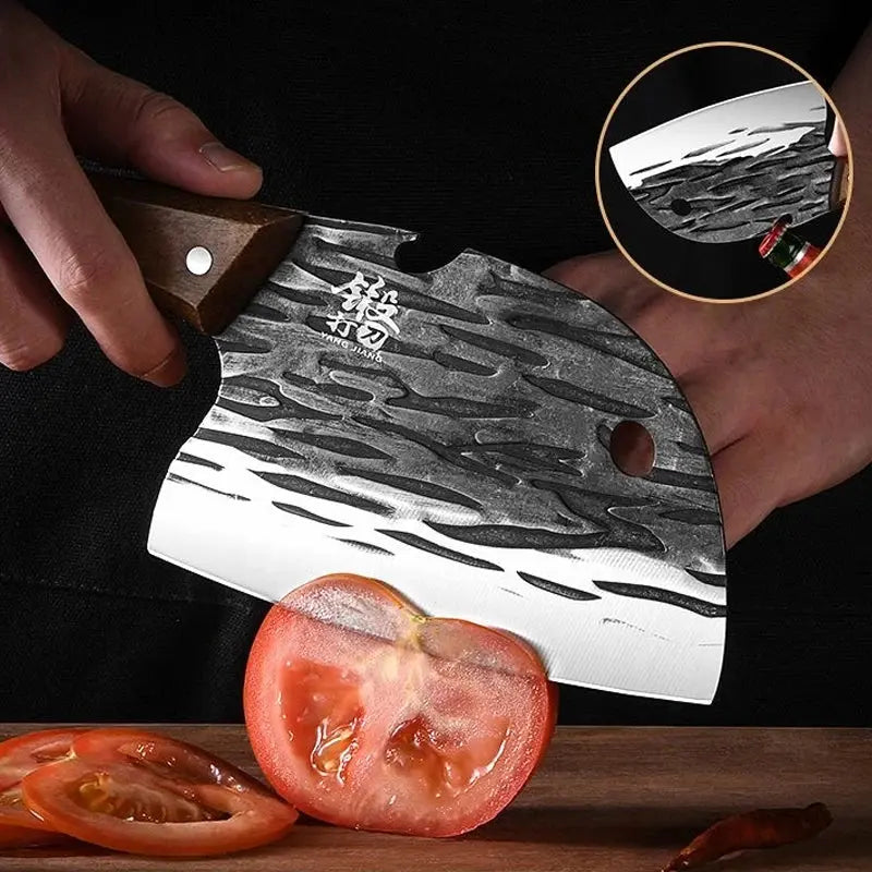 Professional Meat Cleaver Chopping Knife Cutting Kitchen Chopping Knives Utility Boning Stainless Steel Fruit Fish Butcher Knife FZwear