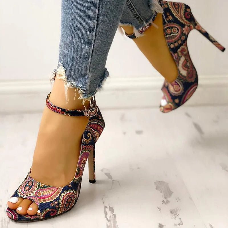 FZ Women's High Heels Pumps Sexy Super Peep Toe Shoes - FZwear