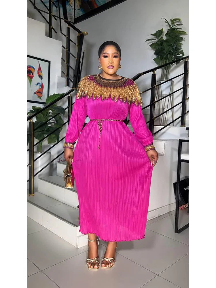 FZ Women's Plus Size African Maxi Dress